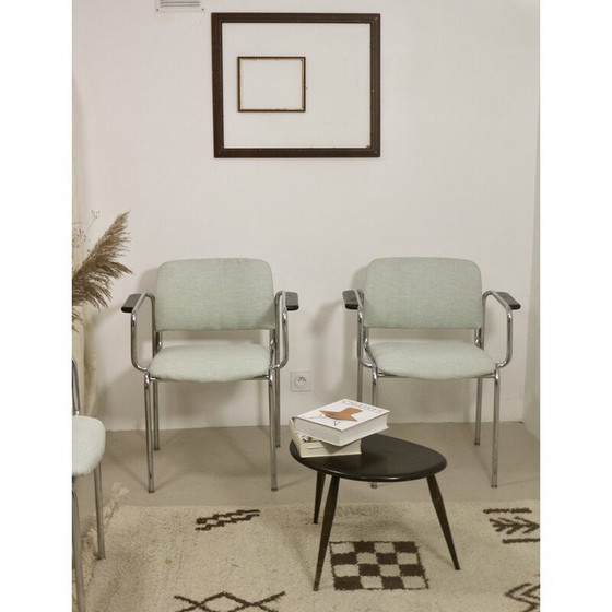 Image 1 of Chaises tubulaires vintage en acier chromé, 1970