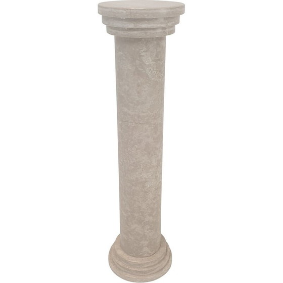 Image 1 of Table d'appoint vintage en travertin, Italie 1980