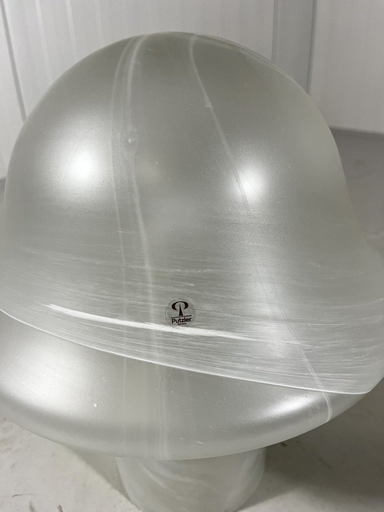 Image 1 of Peill & Putzler Lampes de table en verre avec champignon 1970's