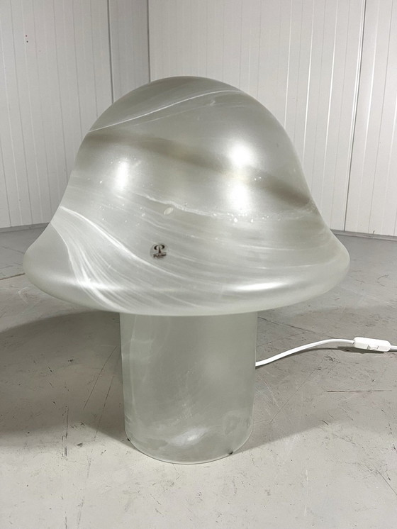 Image 1 of Peill & Putzler Lampes de table en verre avec champignon 1970's