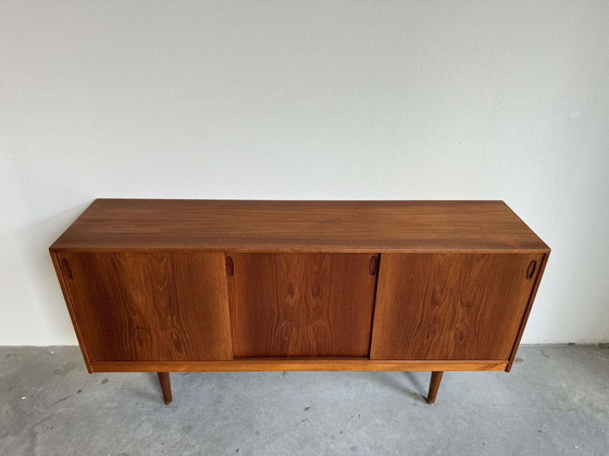 Image 1 of Buffet bas vintage danois 3 portes coulissantes