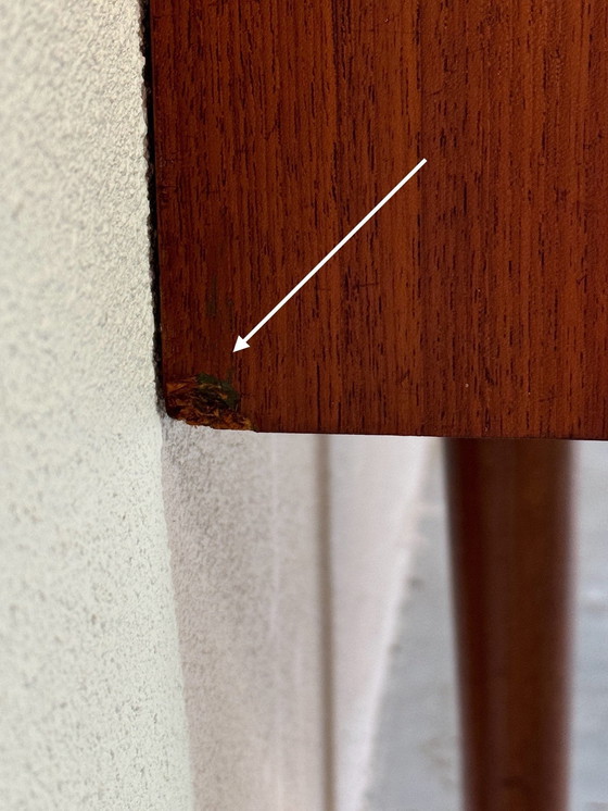 Image 1 of Buffet bas vintage danois 3 portes coulissantes