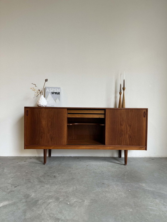 Image 1 of Buffet bas vintage danois 3 portes coulissantes