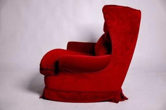 Image 1 of 2x sièges vintage en tissu