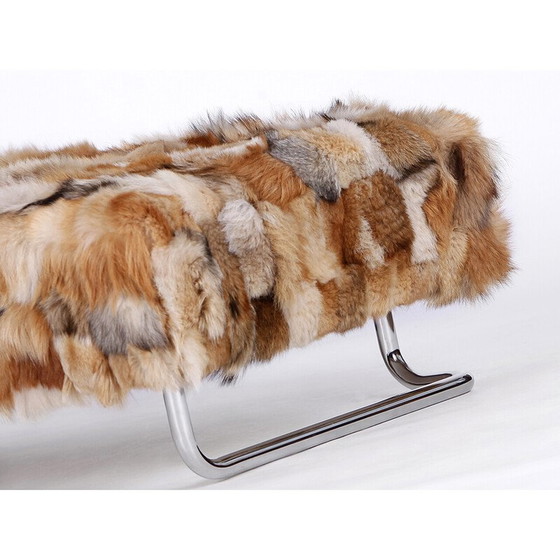 Image 1 of Pouf vintage avec rembourrage pour Fur, 1970