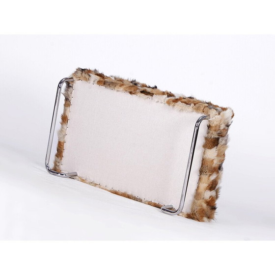 Image 1 of Pouf vintage avec rembourrage pour Fur, 1970