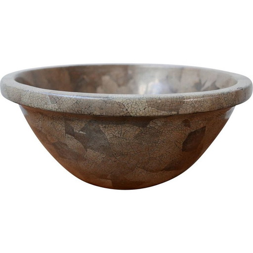 Bol vintage en céramique tessellée, Angleterre 1980