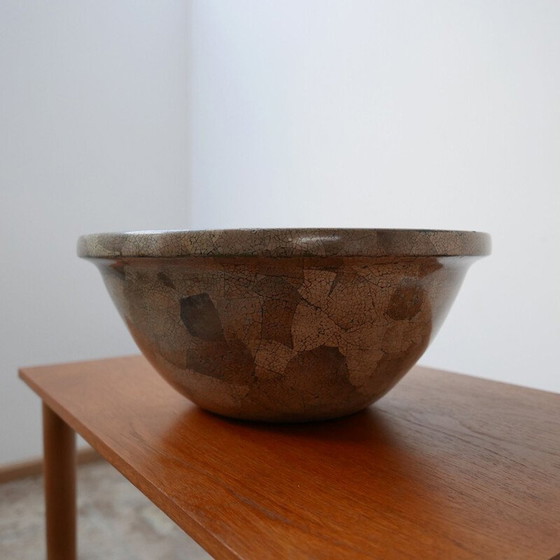 Image 1 of Bol vintage en céramique tessellée, Angleterre 1980