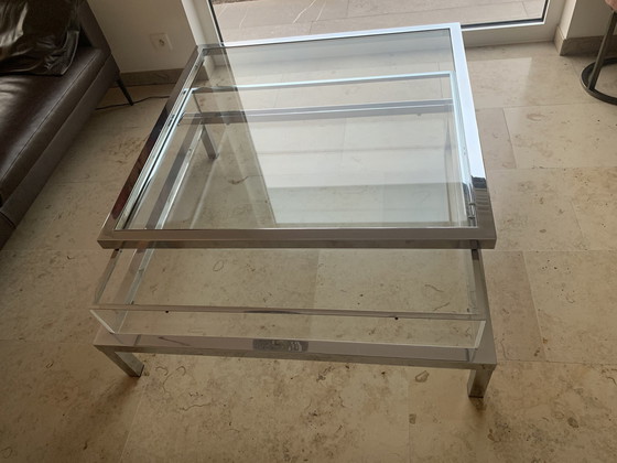 Image 1 of Maison Jansen / Table basse de style Belgochrom