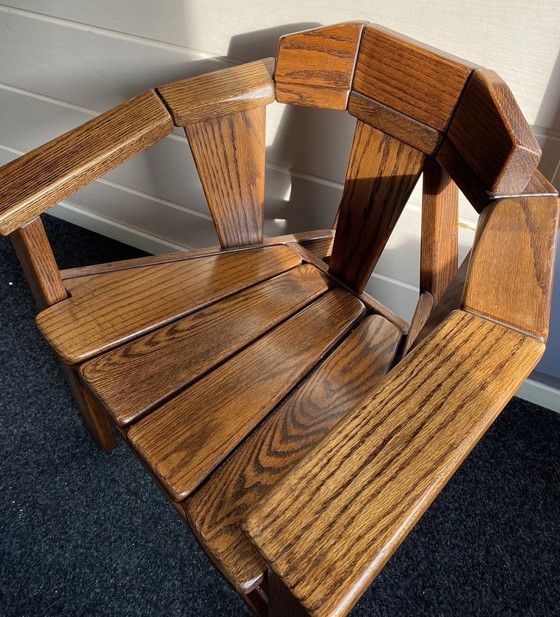 Image 1 of Chaise vintage en chêne