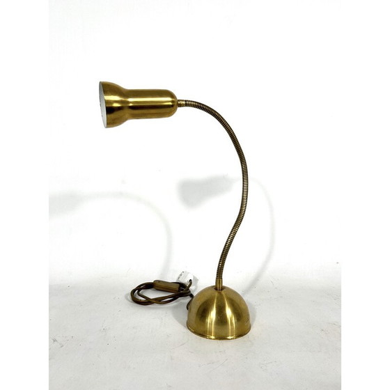 Image 1 of Lampe réglable en laiton, Italie 1960