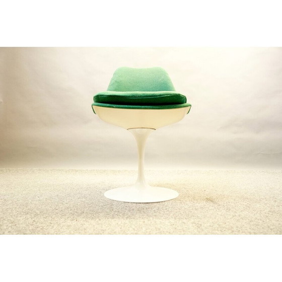 Image 1 of Ensemble de 4 chaises Tulip vintage en plastique Abs et tissu par Eero Saarinen pour Knoll International, 1959