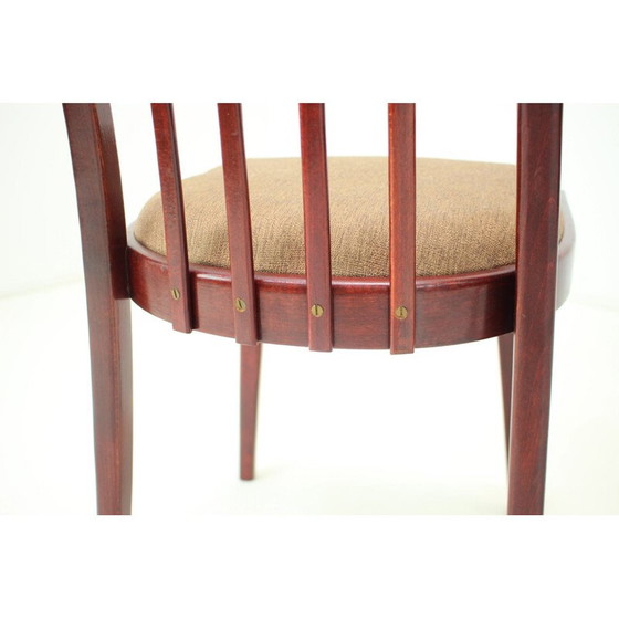 Image 1 of Ensemble de 4 chaises de salle à manger en bois vintage par Jitona, Tchécoslovaquie 1970