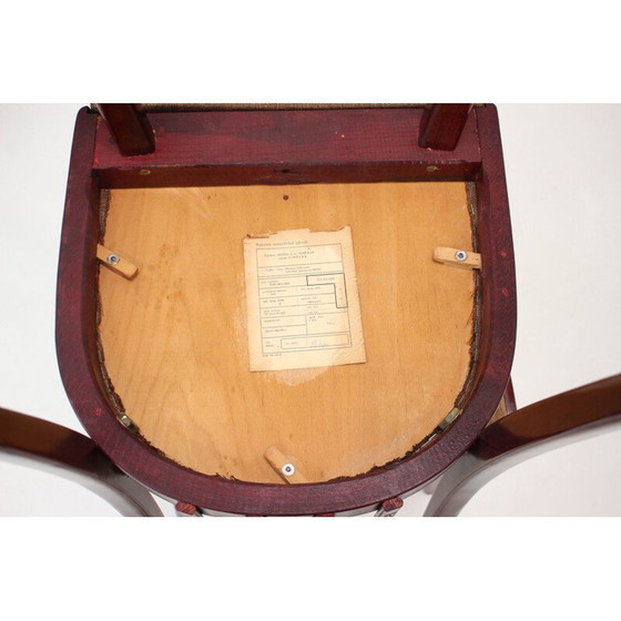 Image 1 of Ensemble de 4 chaises de salle à manger en bois vintage par Jitona, Tchécoslovaquie 1970