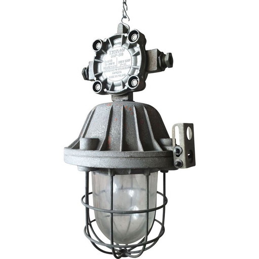 Lampe suspendue hermétiquement fermée par Polam Wilkasy, Pologne 1990