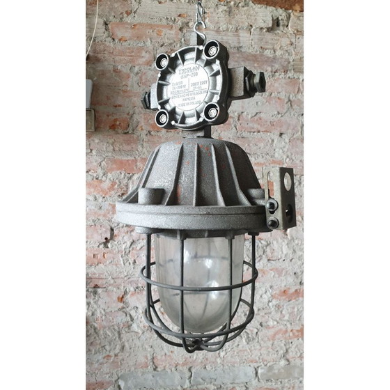 Image 1 of Lampe suspendue hermétiquement fermée par Polam Wilkasy, Pologne 1990