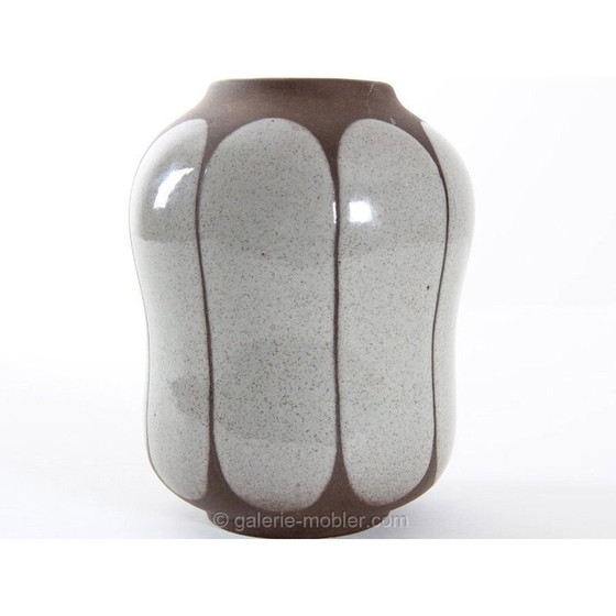 Image 1 of Vase vintage en céramique biomorphe scandinave par Einar Johansen, 1960