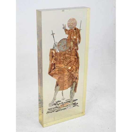 Image 1 of Sculpture vintage Saint Christophe par Pierre et Christine Giraudon, 1970