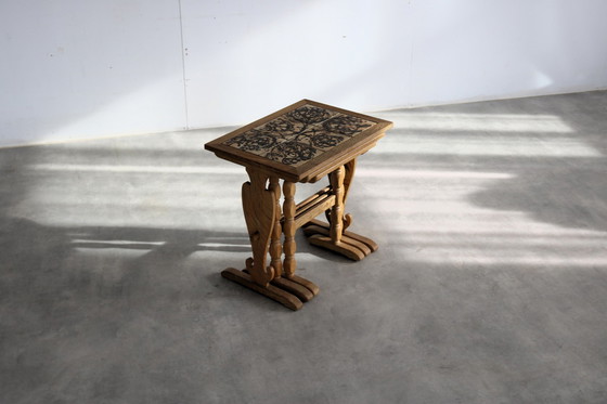 Image 1 of Set de tables gigognes vintage danois