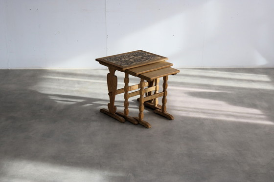 Image 1 of Set de tables gigognes vintage danois