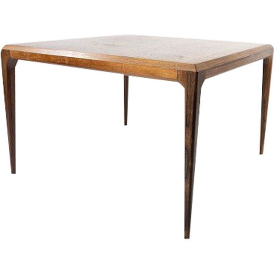Image 1 of Table basse vintage en bois de rose par Johannes Andersen pour Silkeborg Furniture, 1960