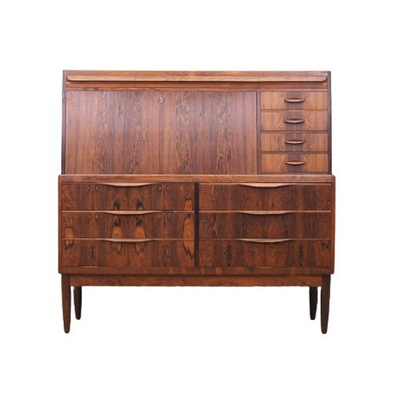 Image 1 of Secrétaire en bois de rose, Design danois, 1960S, Designer : Erling Torvits