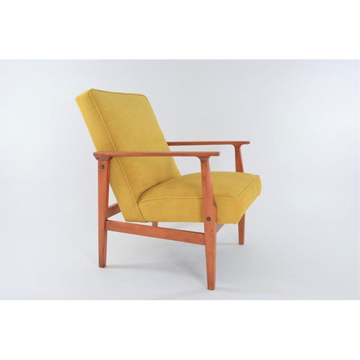Fauteuil vintage MR jaune