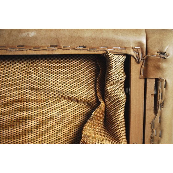Image 1 of Paire de fauteuils en cuir pivotants vintage de Carl Straub, années 1950