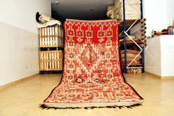 Image 1 of Tapis marocain vintage Rhamna 376 x 176 cm