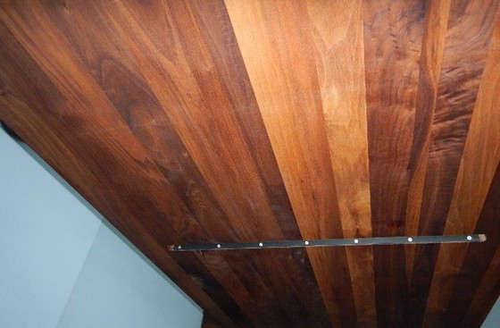 Image 1 of Table de salle à manger vintage en noyer massif