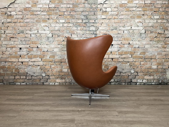 Image 1 of Fritz Hansen Egg Chair Cognac