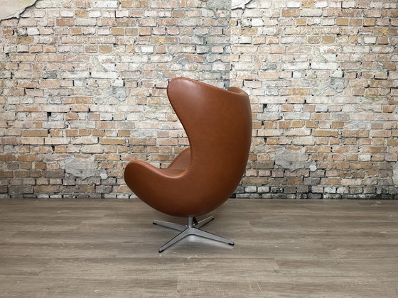 Image 1 of Fritz Hansen Egg Chair Cognac