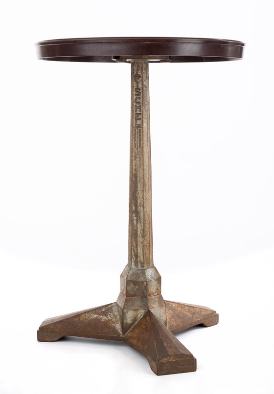 Image 1 of Unique Fischel, table de terrasse Art déco française des années 1930