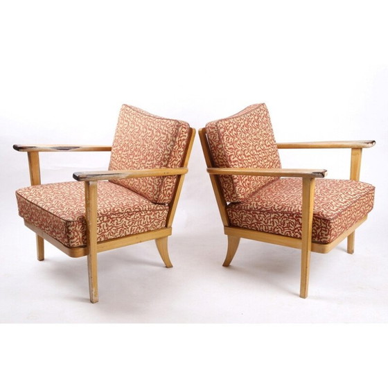 Image 1 of Paire de fauteuils vintage Thonet - années 1940