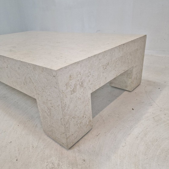 Image 1 of Table basse vintage en pierre de Mactan par Magnussen Ponte, 1980