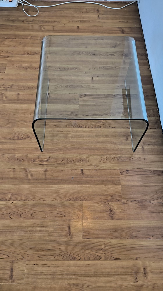 Image 1 of Table basse Fiam Cascade 1970 carrée. Unique en son genre ! Rare !