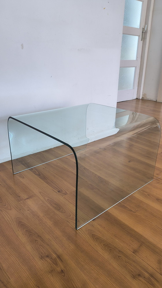 Image 1 of Table basse Fiam Cascade 1970 carrée. Unique en son genre ! Rare !