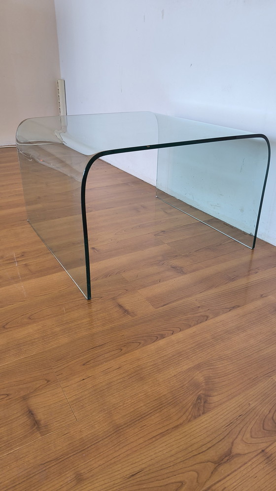 Image 1 of Table basse Fiam Cascade 1970 carrée. Unique en son genre ! Rare !