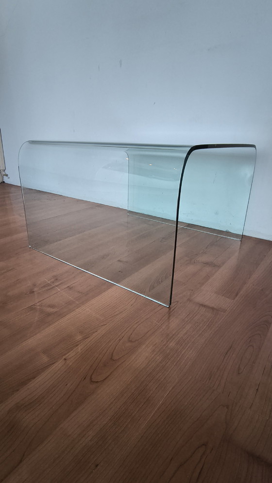 Image 1 of Table basse Fiam Cascade 1970 carrée. Unique en son genre ! Rare !