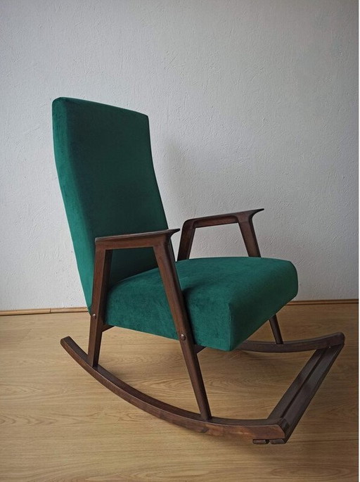 Chaise à bascule vintage