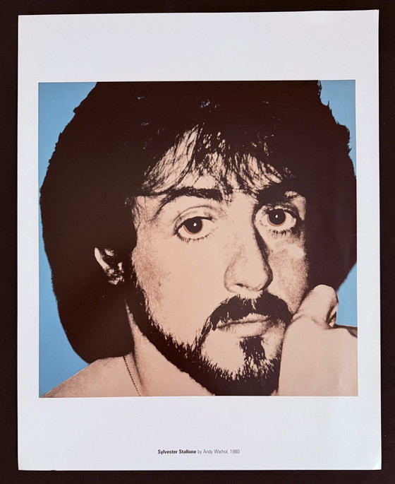 Image 1 of Andy Warhol : "Sylvester Stallone, 1980".  ©2007 Fondation Andy Warhol pour les arts visuels, New York.