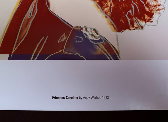 Image 1 of Andy Warhol : "Princesse Caroline, 1983". ©2007 Fondation Andy Warhol pour les arts visuels, New York.