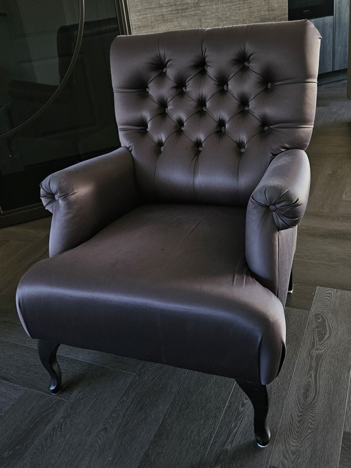 Fauteuil rembourré Eric Kuster tissu