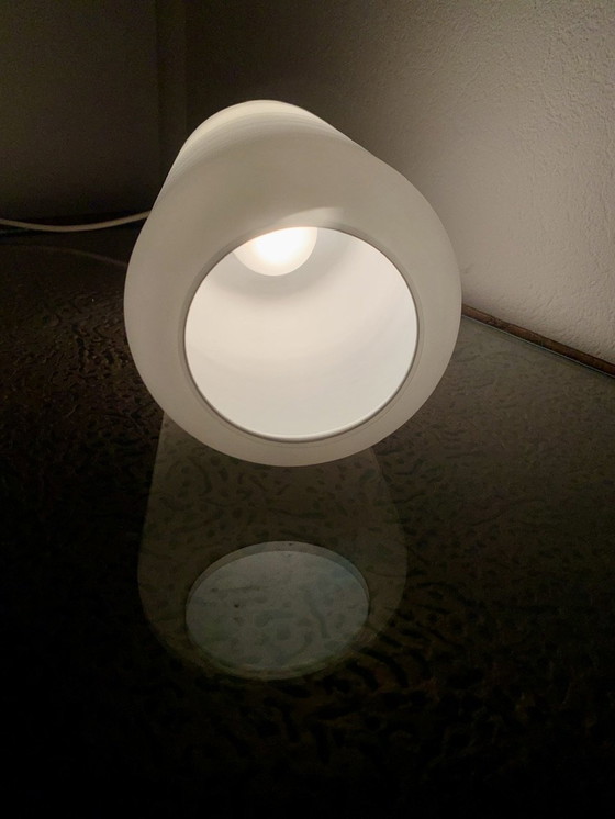 Image 1 of Lampe suspendue scandinave en opaline et teck, années 1960