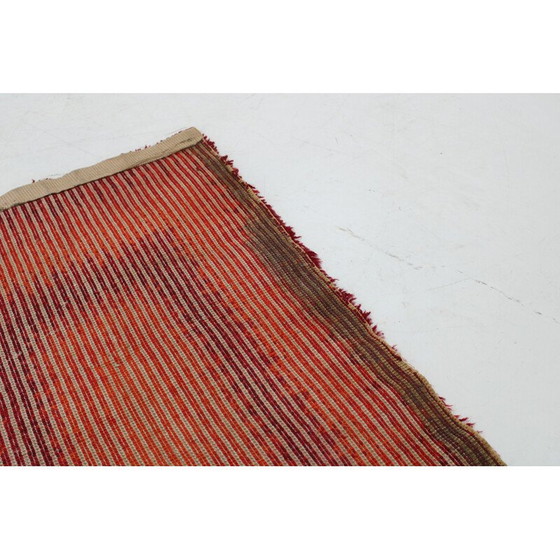 Image 1 of Tapis abstrait danois vintage en laine, 1970