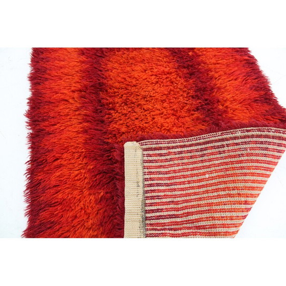 Image 1 of Tapis abstrait danois vintage en laine, 1970