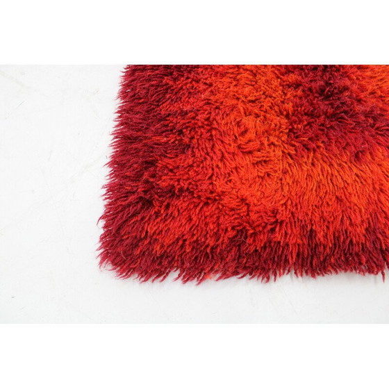 Image 1 of Tapis abstrait danois vintage en laine, 1970