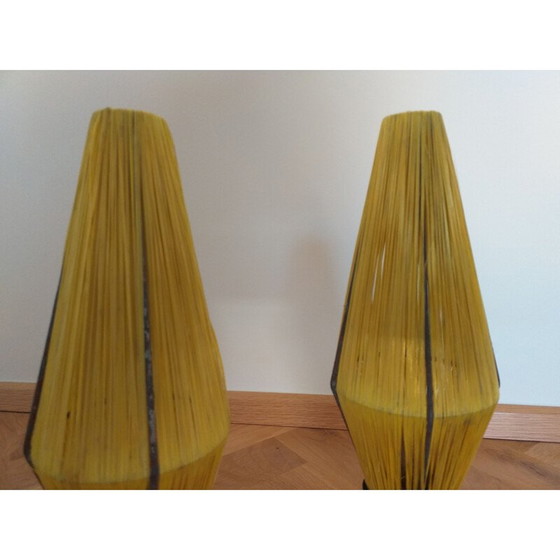 Image 1 of Paire de lampes à fusée vintage, 1960