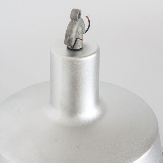 Image 1 of Vintage aluminium industrial style ceiling light Spain 1970s