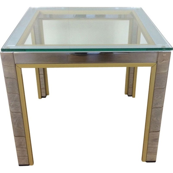 Image 1 of Table d'appoint vintage en verre Romeo Rega